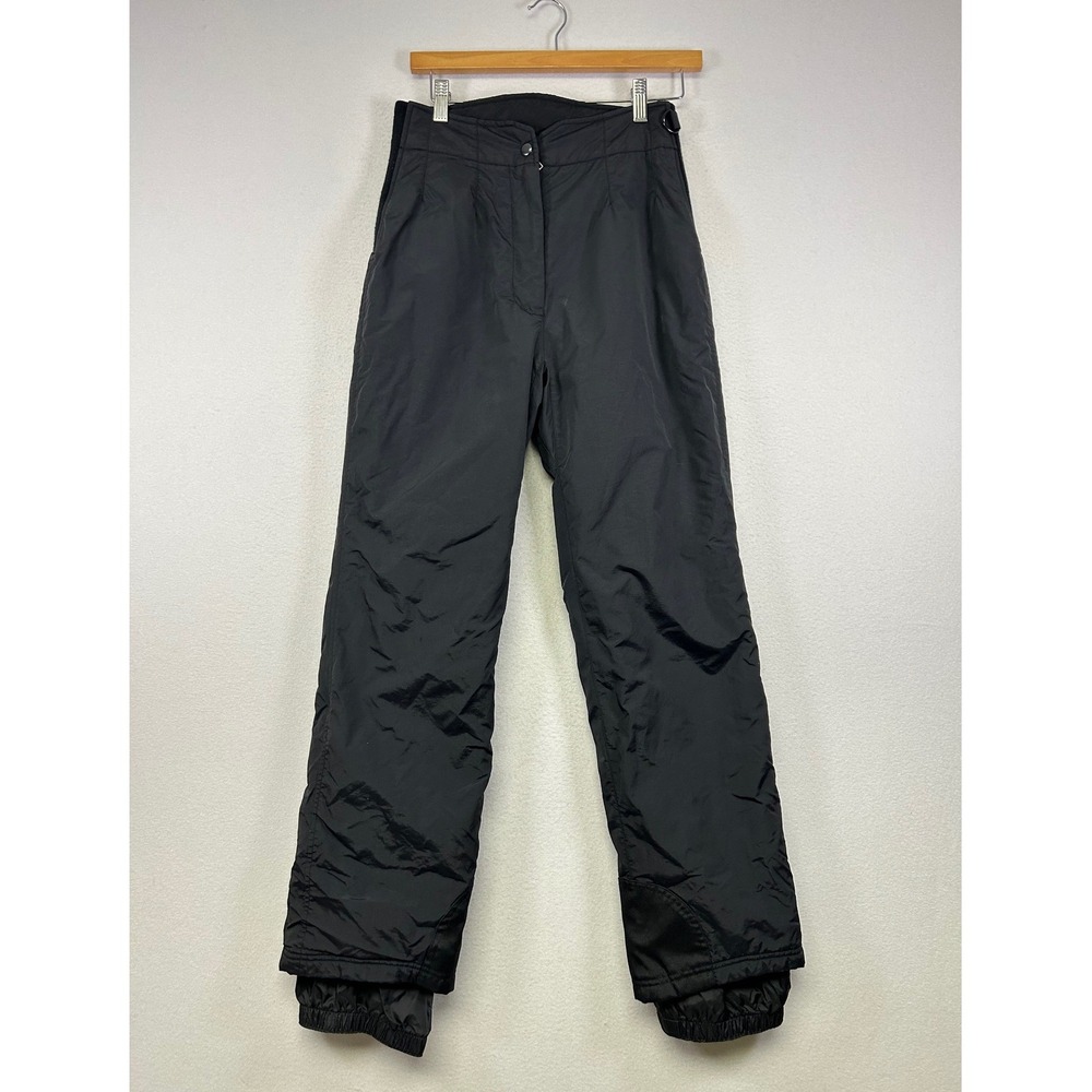Gorpcore Retro Obermeyer Womens‎ 8 Black Insulated High Rise Ski Pants 03107